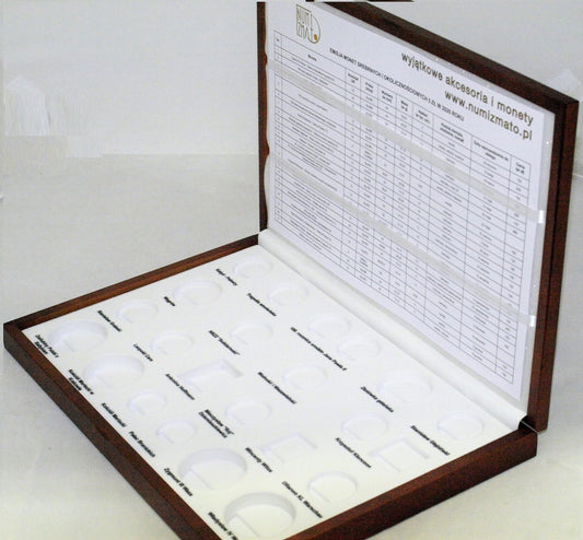 Kaseta DE LUXE AG 2020 + 5 zł 2020 - na monety srebrne i 5 zł 2020 r.