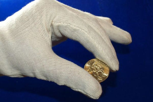Rękawiczki numizmatyczne, bawełniane - Leuchtturm